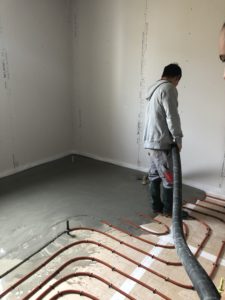 Chapes fluides réalisées par Ouest revetement